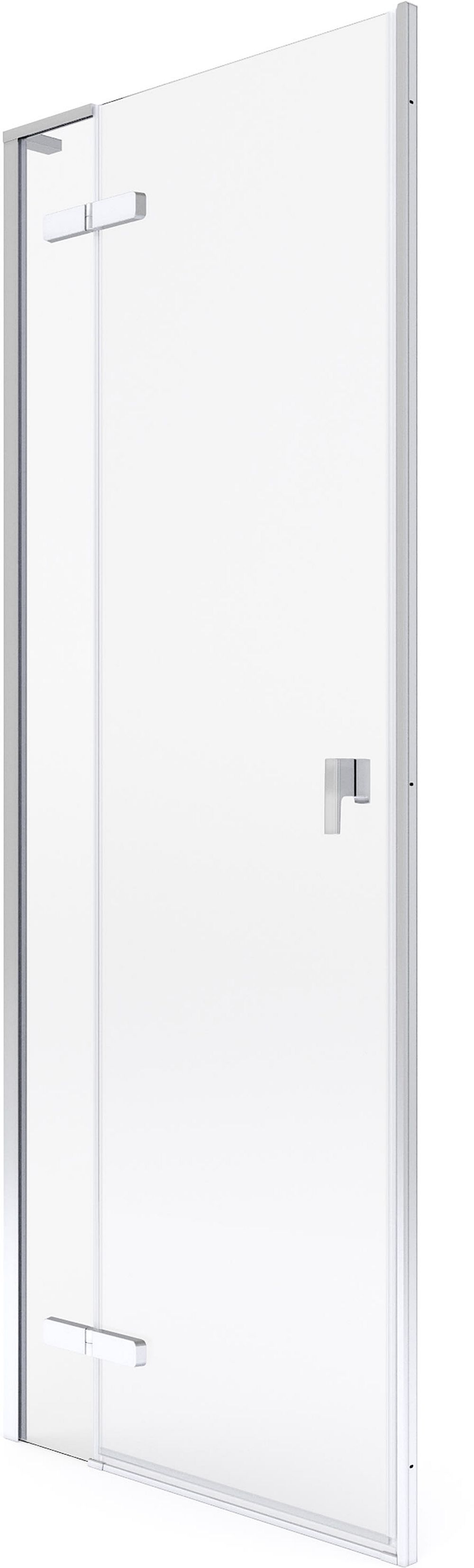 Roca Metropolis-N porta doccia 120 cm a battente cromo lucida/vetro trasparente AMP0812012M 