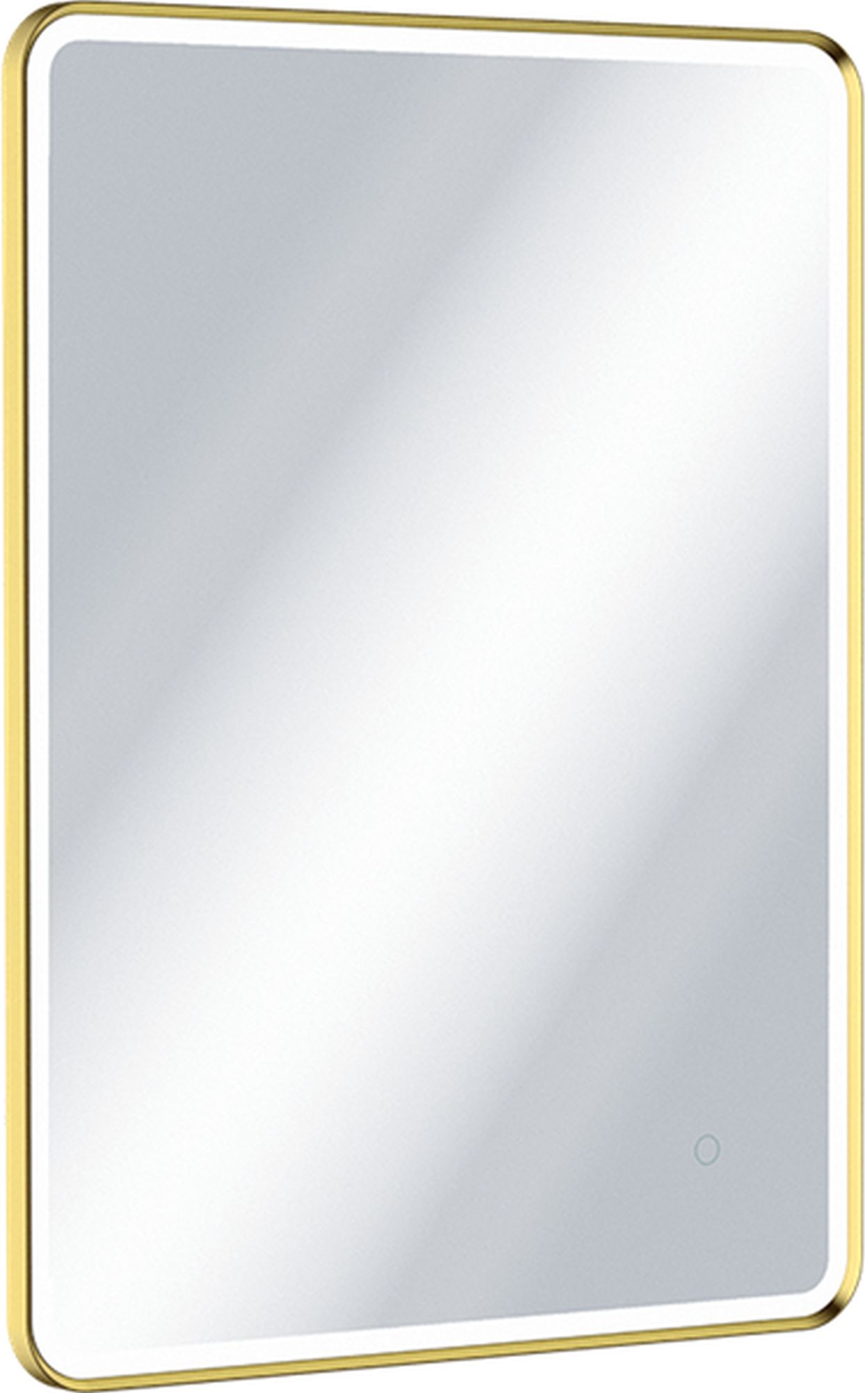 Excellent Corido specchio 60x80 cm rettangolare con illuminazione con tappetino riscaldante oro DOEX.CO080.060.GL