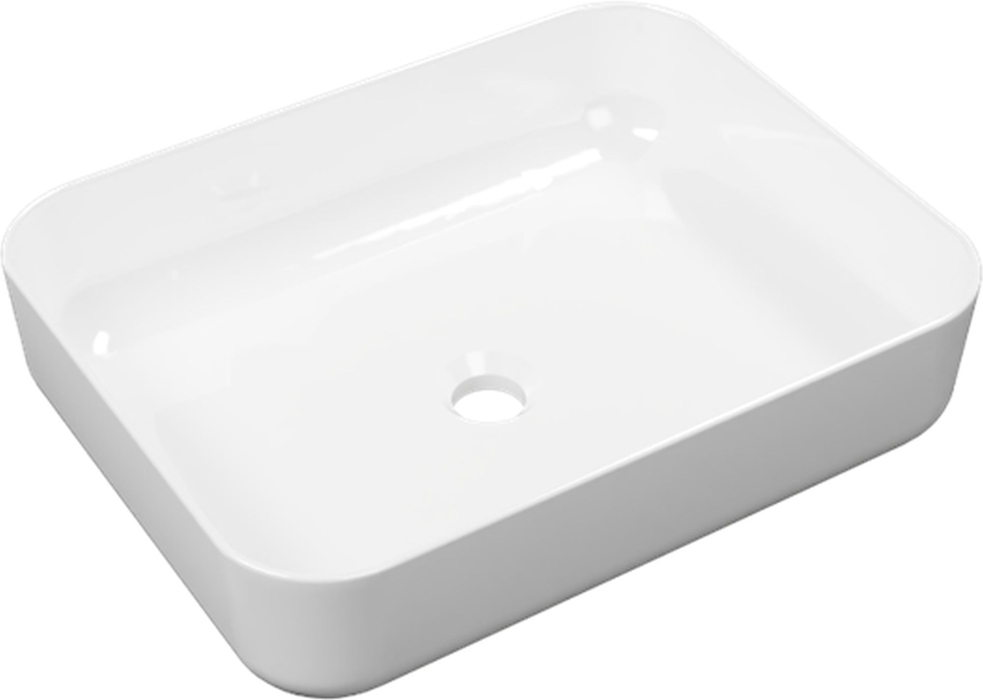 Excellent Cori 2.0 lavabo 50x38 cm rettangolare da appoggio bianco CEEX.6901.500.WH
