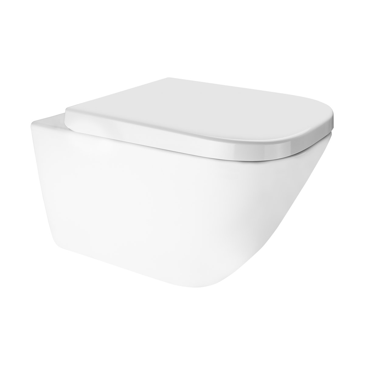 Oltens Hadsel vaso wc sospeso senza brida bianco lucida 42543000