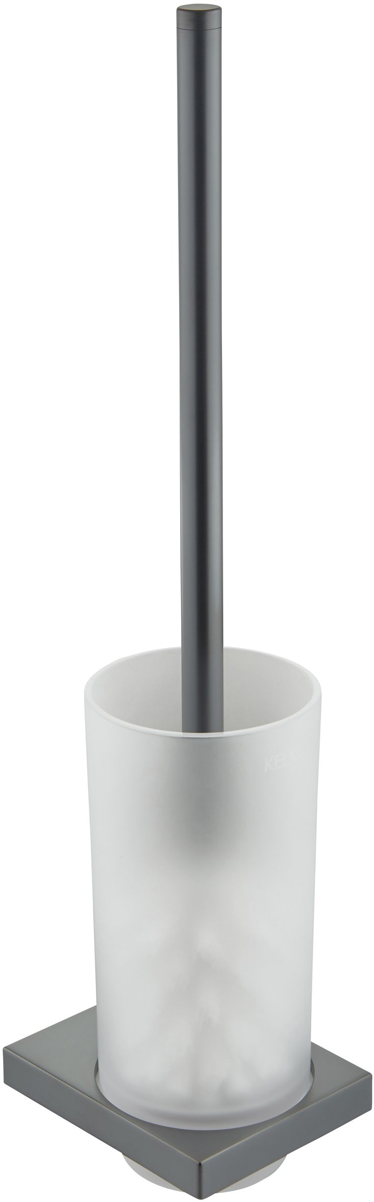 Keuco Edition 11 scopino wc avvitato cromo-vetro-nero 11164139000