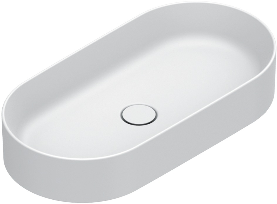 Catalano Zero lavabo 70x35 cm ovale da appoggio bianco 0122700021