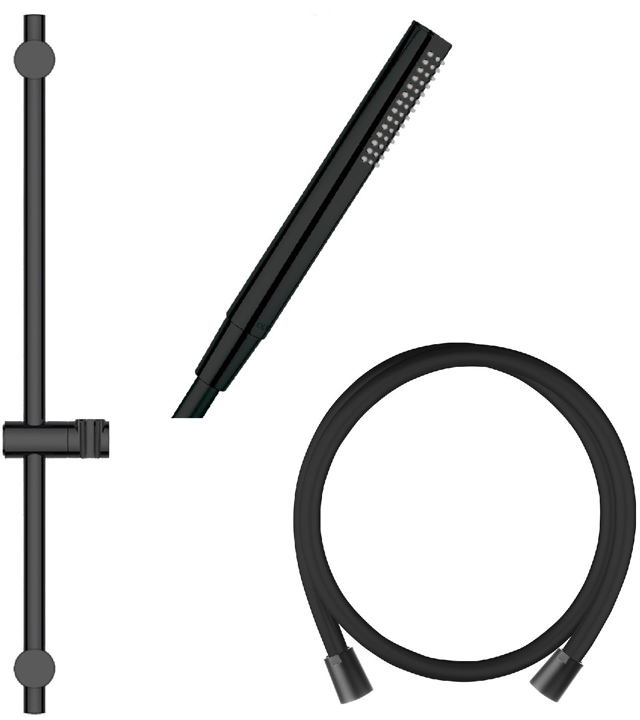 Set asta doccia Oltens Alling 37300300, doccetta Oltens Ume 37102300, 37200300