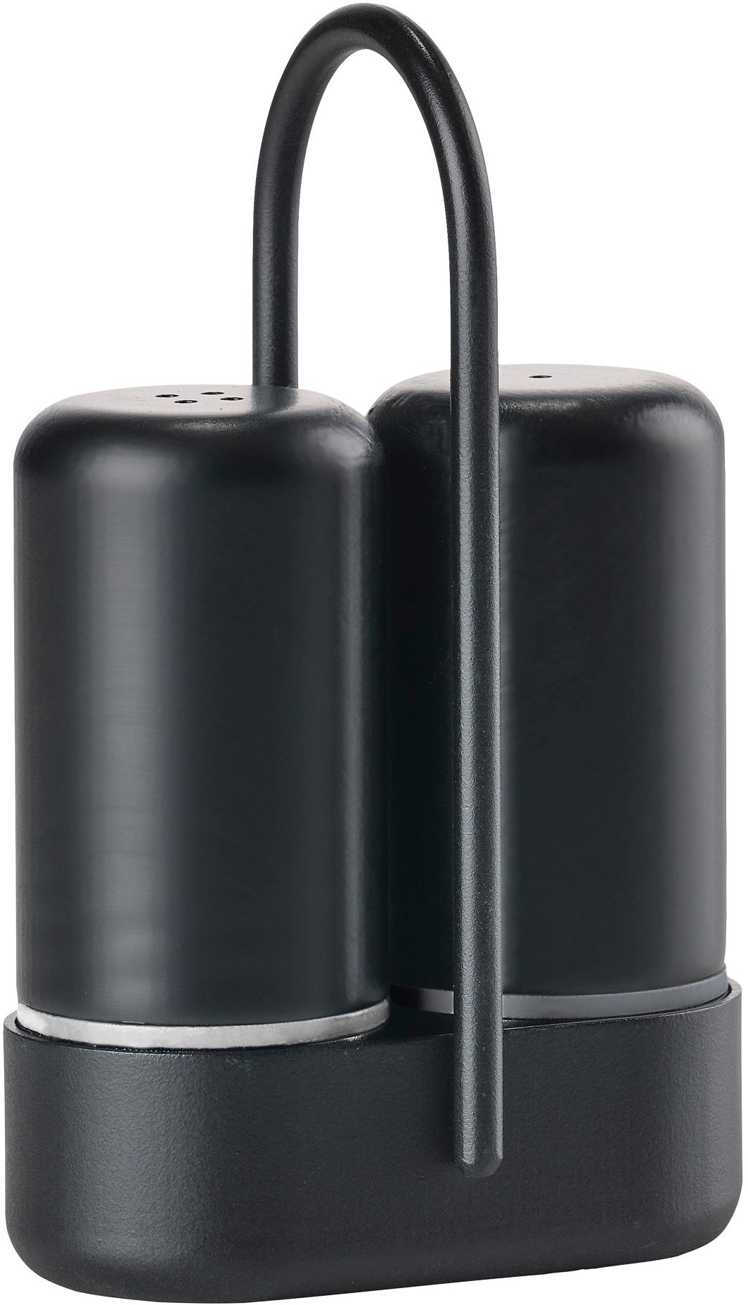 Zone Denmark Solo portasale e portapepe 6.5x3.3x8.9 cm nero 10542