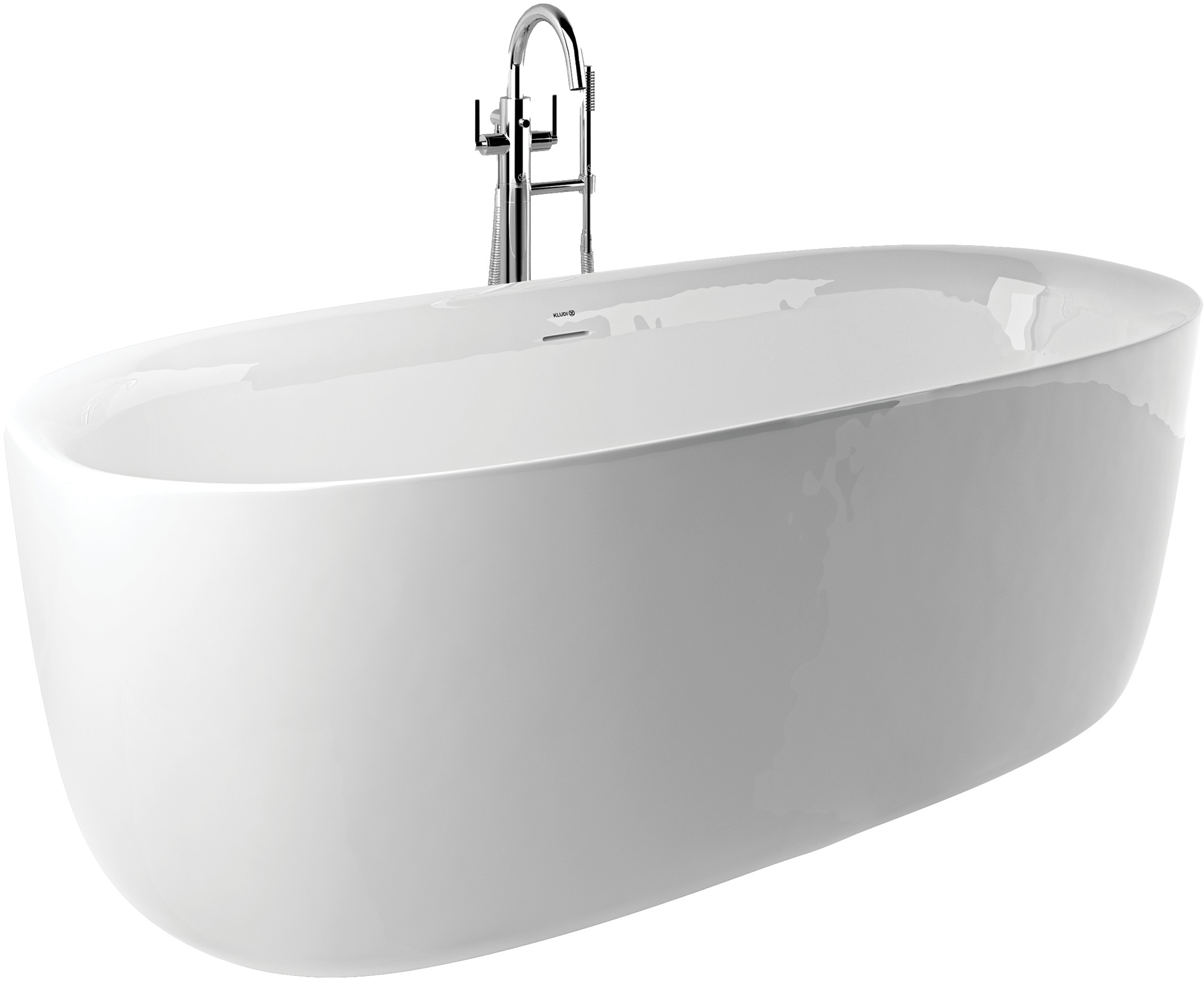 Kludi Elin O vasca da bagno freestanding 180x80 cm ovale bianco 52BF0143
