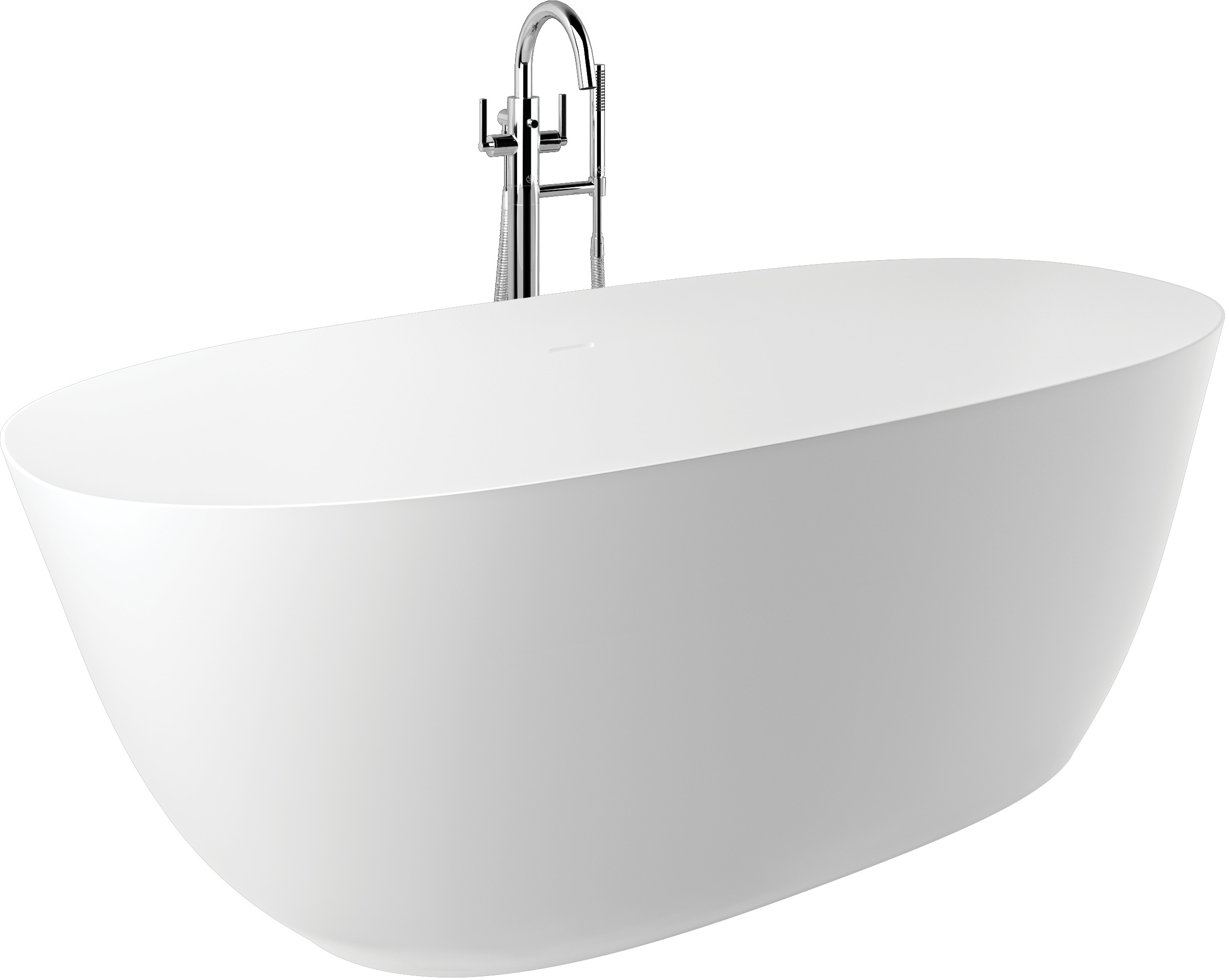 Kludi Resa O vasca da bagno freestanding 180x80 cm ovale bianco 51BF0153