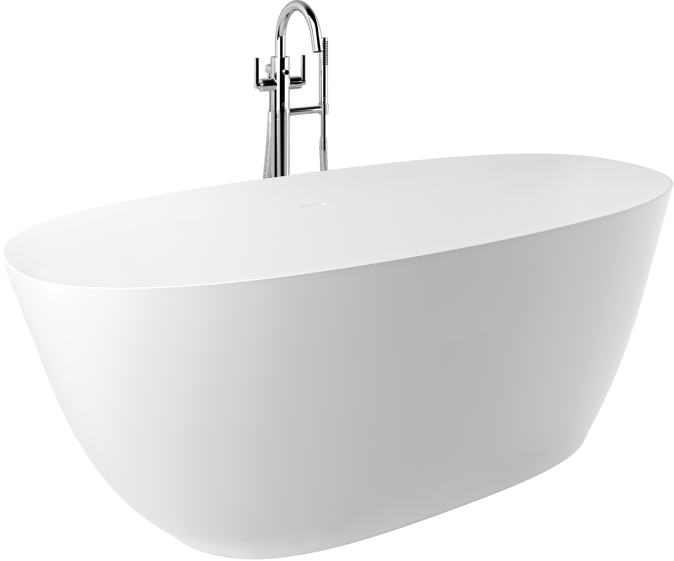 Kludi Resa O vasca da bagno freestanding 170x75 cm ovale bianco 51BF0253