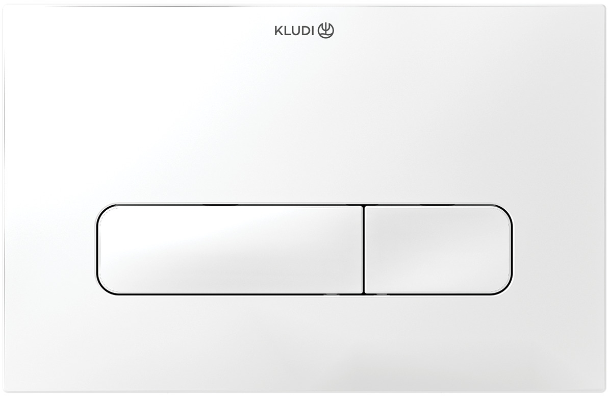 Kludi Unifix placca di comando per WC bianco 30PP0153