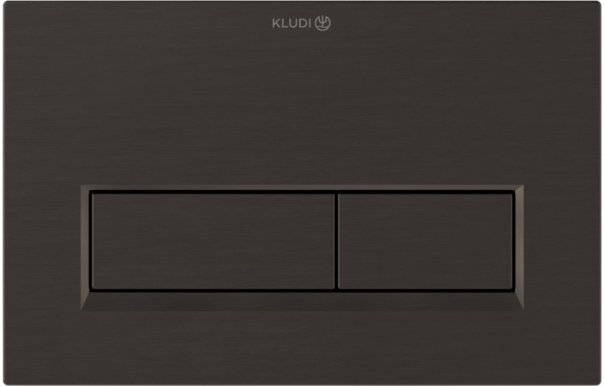 Kludi Unifix placca di comando per WC nero 32PP01N2
