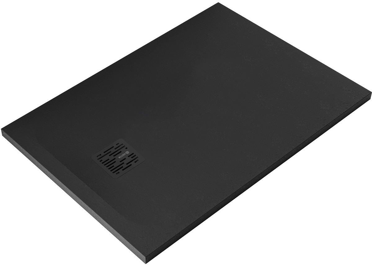 Kludi Terra piatto doccia rettangolare 100x70 cm nero 08DW0339