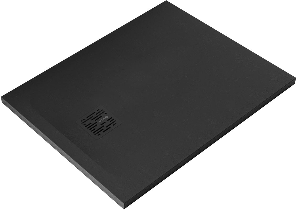 Kludi Terra piatto doccia rettangolare 90x70 cm nero 08DW0439