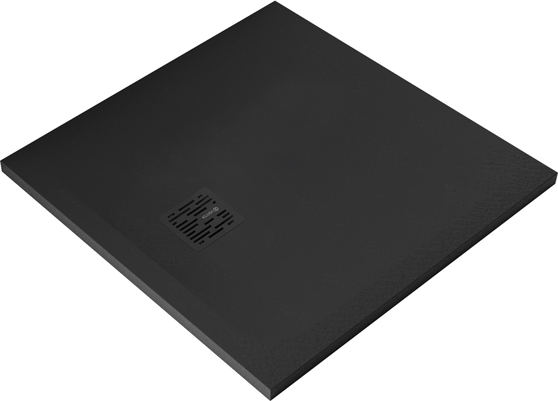 Kludi Terra piatto doccia quadrato 80x80 cm nero 08DW0939