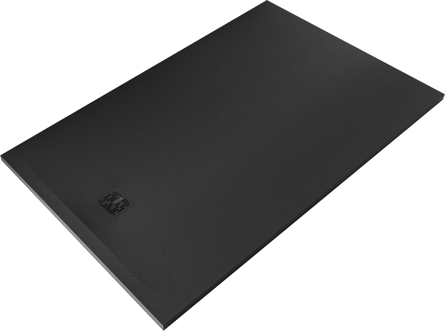 Kludi Terra piatto doccia rettangolare 160x100 cm nero 08DW1539