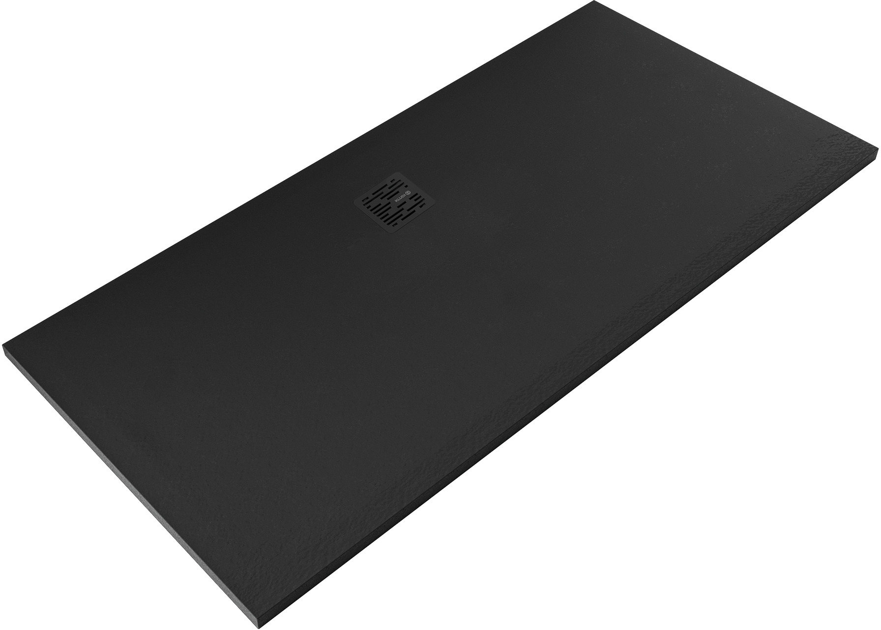 Kludi Terra piatto doccia rettangolare 170x80 cm nero 08DW2039