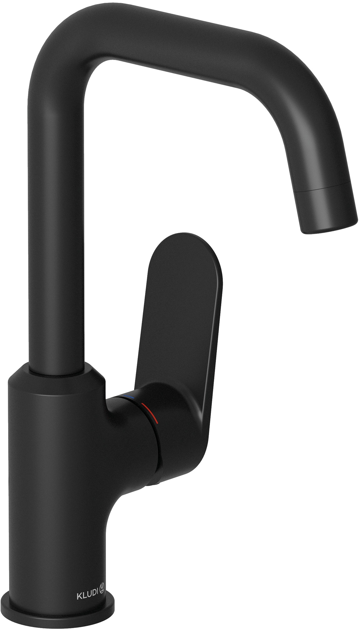 Kludi X1 rubinetto per lavabo verticale nero 320283975
