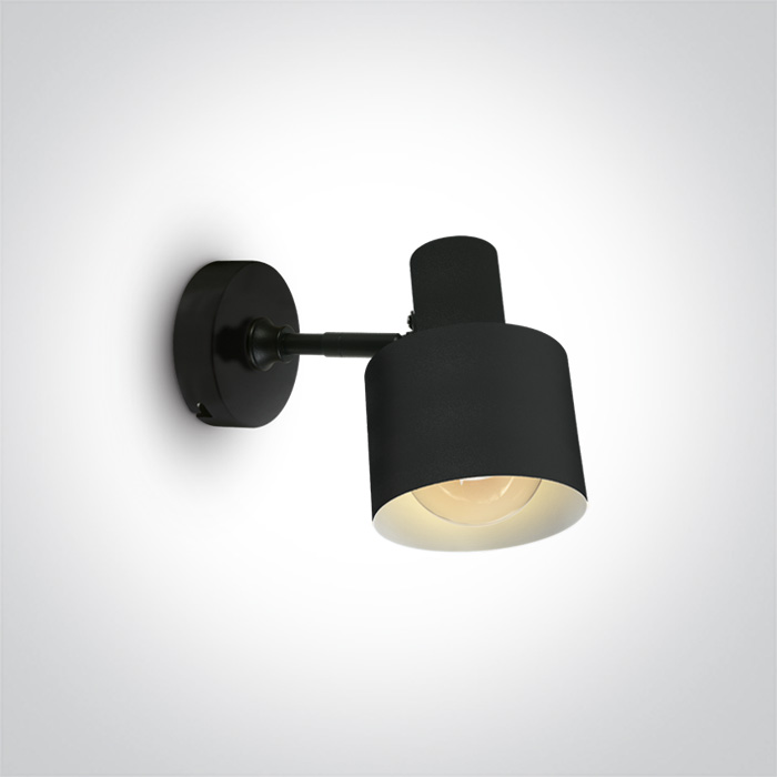 One Light Serena K lampada da parete 1x10 W nero 60118/B