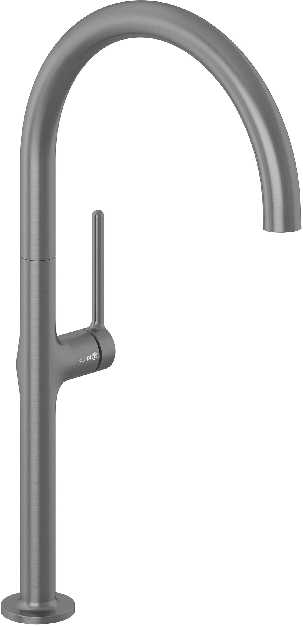 Kludi Reef rubinetto da cucina verticale nero 50803N275