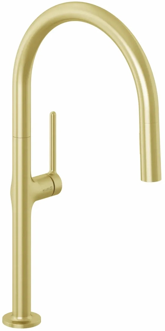 Kludi Reef rubinetto da cucina verticale oro/oro antico 50851N075