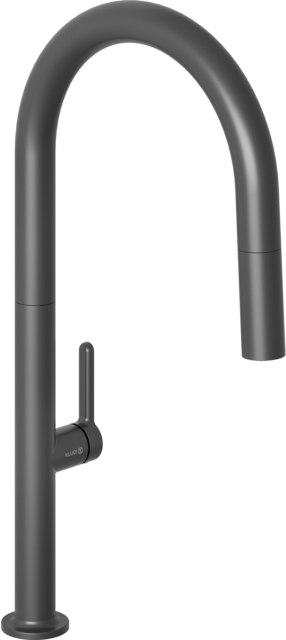 Kludi Aurea rubinetto da cucina verticale nero 558526675