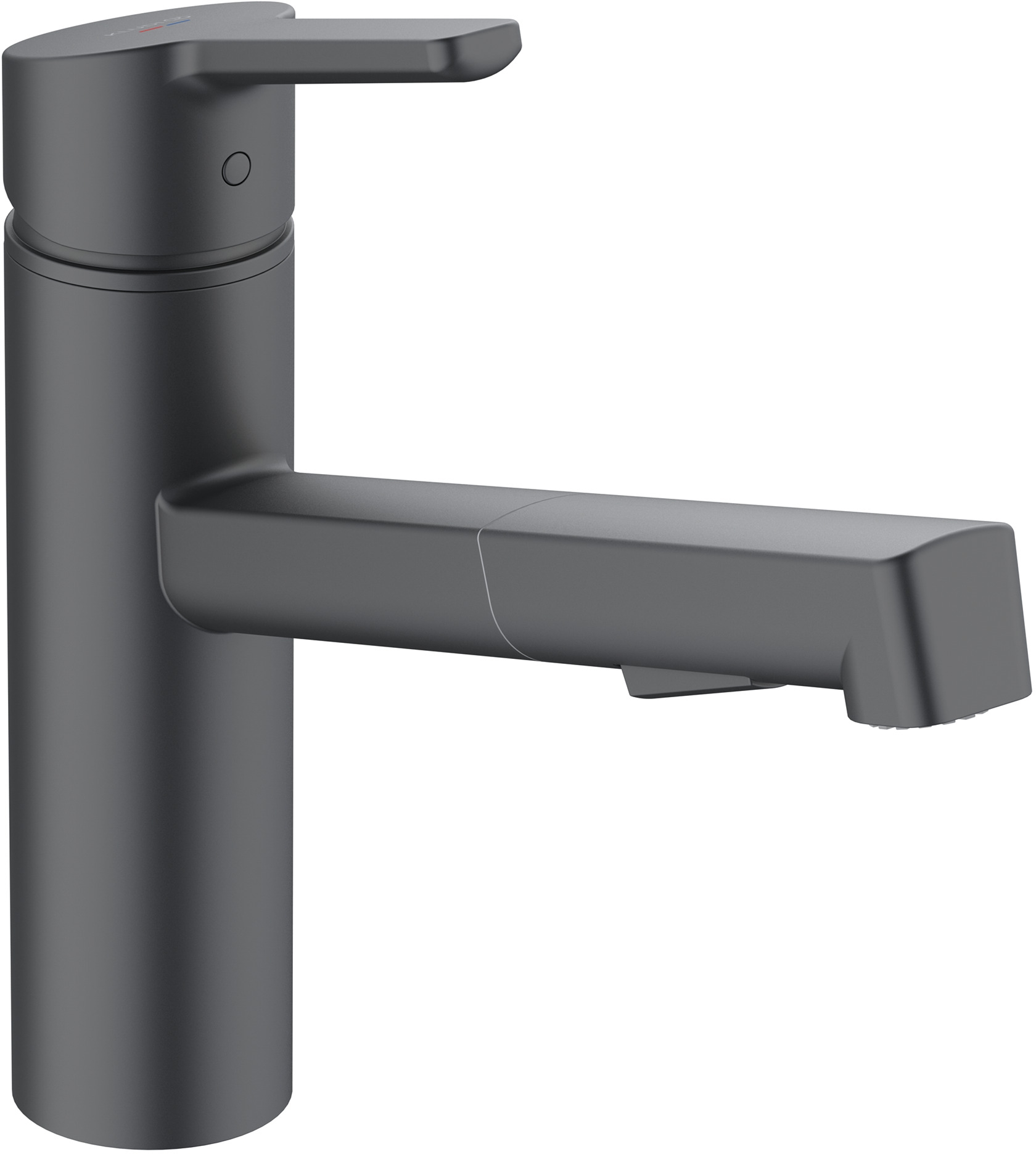 Kludi M3 rubinetto da cucina verticale nero 585813975