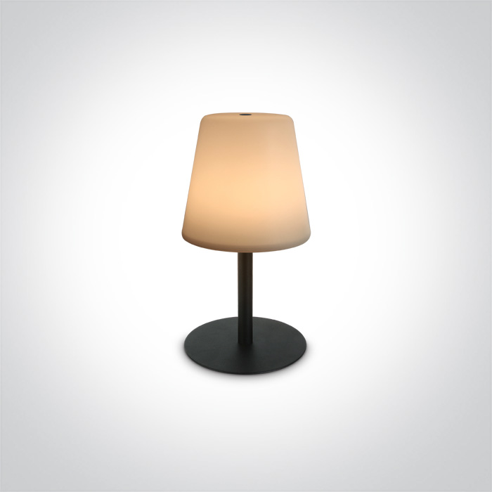 One Light Grewena lampada da tavolo 1x2 W nero 61084/B