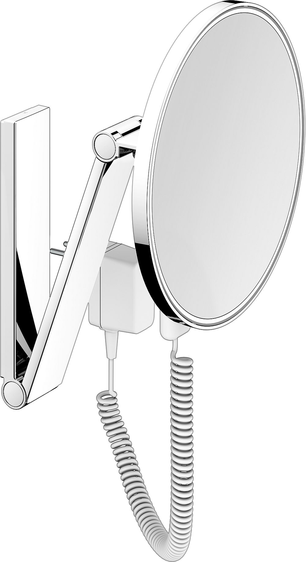 Keuco Cosmetic mirrors specchietto per trucco 21.2x31.4 cm rotonda con illuminazione cromo 17612019001