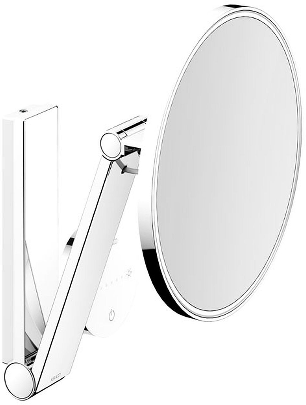 Keuco Cosmetic mirrors specchietto per trucco 21.2x31.8 cm rotonda con illuminazione 17612039006