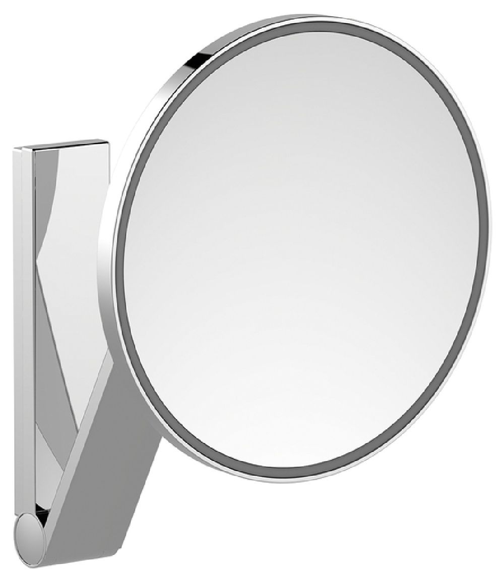 Keuco Cosmetic mirrors specchietto per trucco 21.2x31.8 cm rotonda con illuminazione acciaio 17612079003