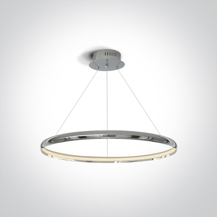 One Light Dolcedo lampada sospesa 1x19 W cromo 63048/C