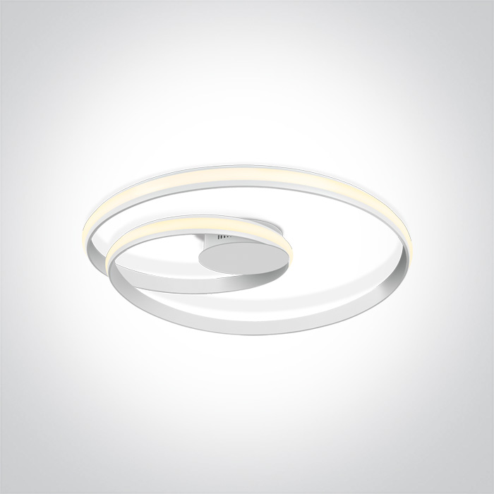 One Light Sion lampada da soffitto 1x30 W bianco 63066/W