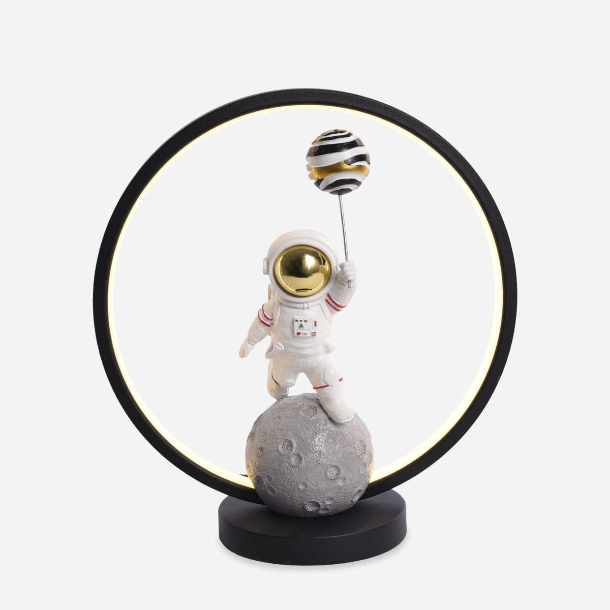 Zuma Line Astronauta lampada da notte 1x4 W bianco-nero-oro EX04F307U-1