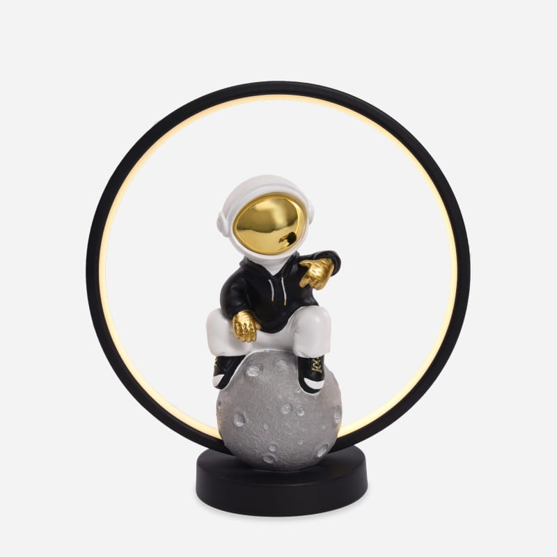 Zuma Line Astronauta lampada da notte 1x4 W bianco-nero-oro EX15S020U-1