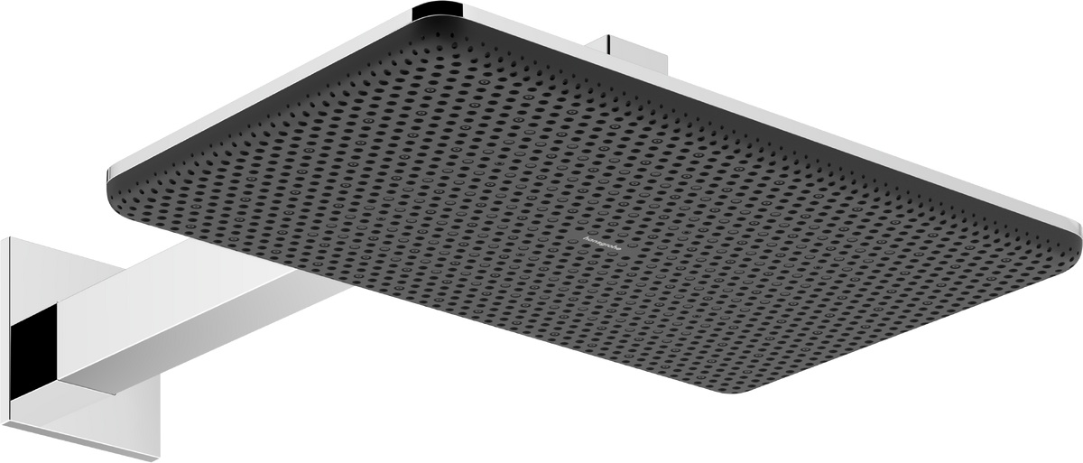 Hansgrohe Raindance Alive Q soffione doccia con braccio 34.3x21.4 cm rettangolare cromo 24551000