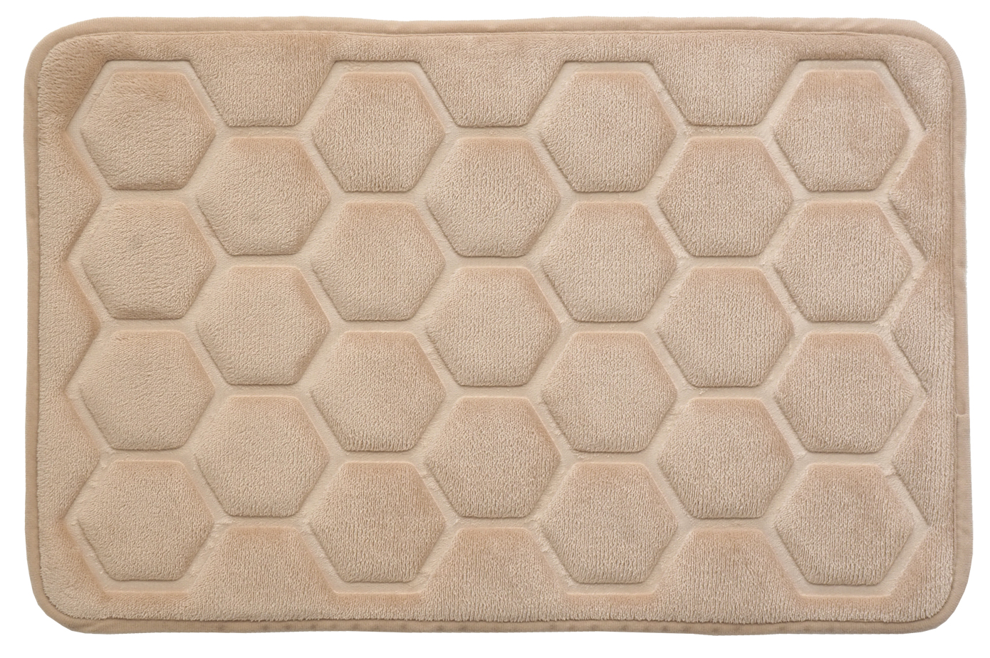 Hyggli Rock tappetino da bagno 60x40 cm rettangolare beige 70-116