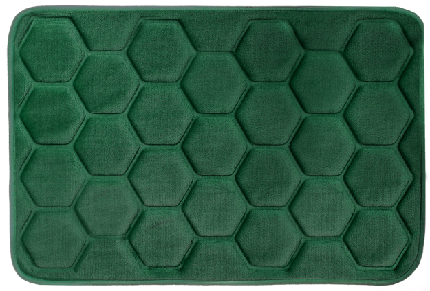 Hyggli Rock tappetino da bagno 60x40 cm rettangolare verde 70-119