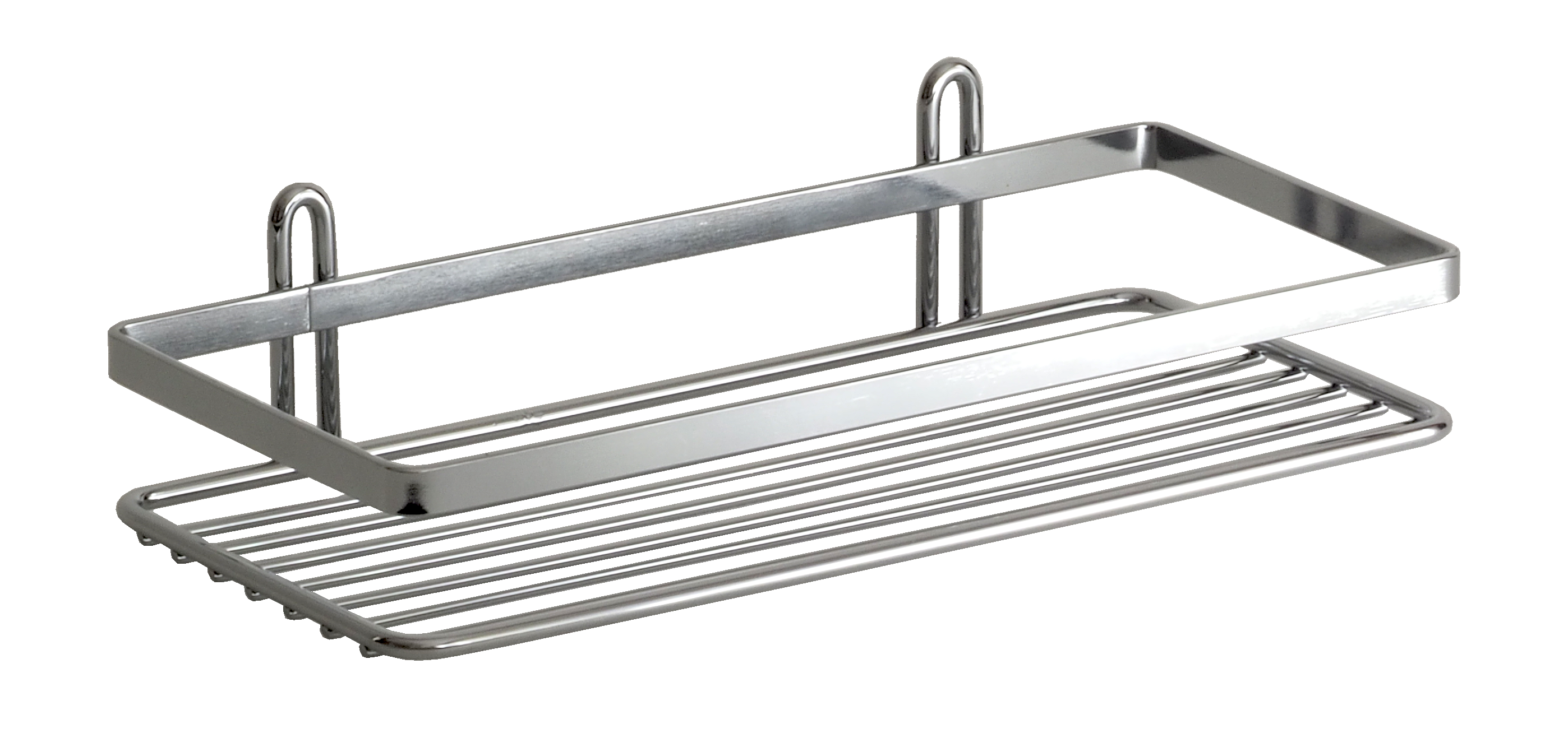 Hyggli Inox mensola doccia 25 cm acciaio 50-110