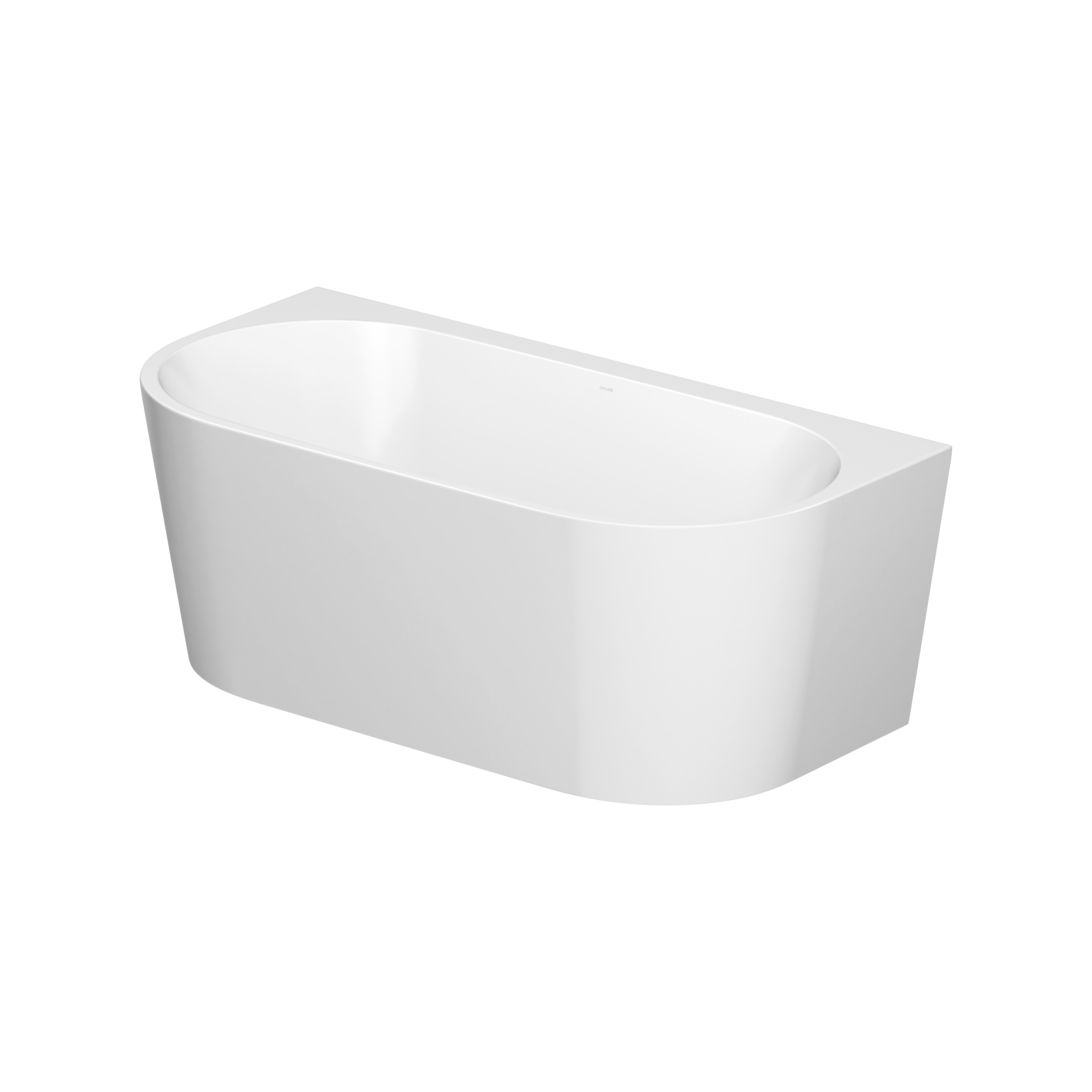 Cersanit Crea vasca da bagno freestanding 160x80 cm ovale bianco S931-036