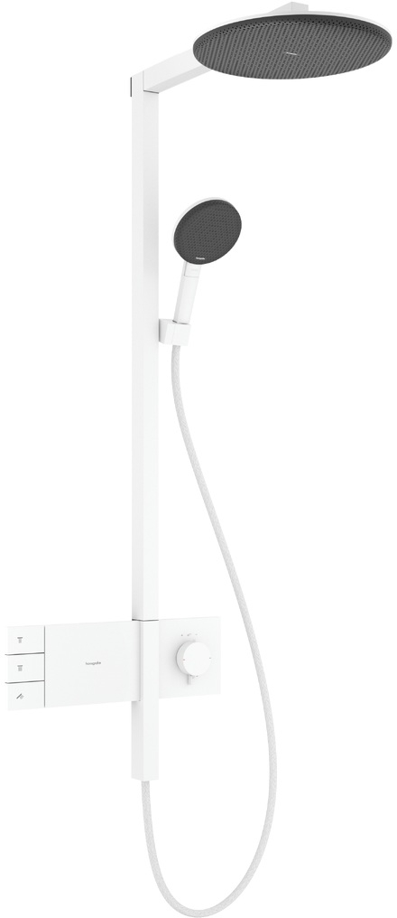 Hansgrohe Raindance Alive S set doccia a parete con termostato con soffione bianco 24596700