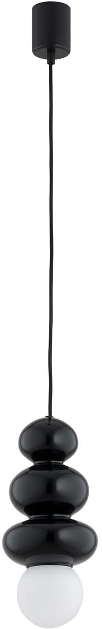 Argon Orlando Plus lampada sospesa 1x6 W nero-opale 8788