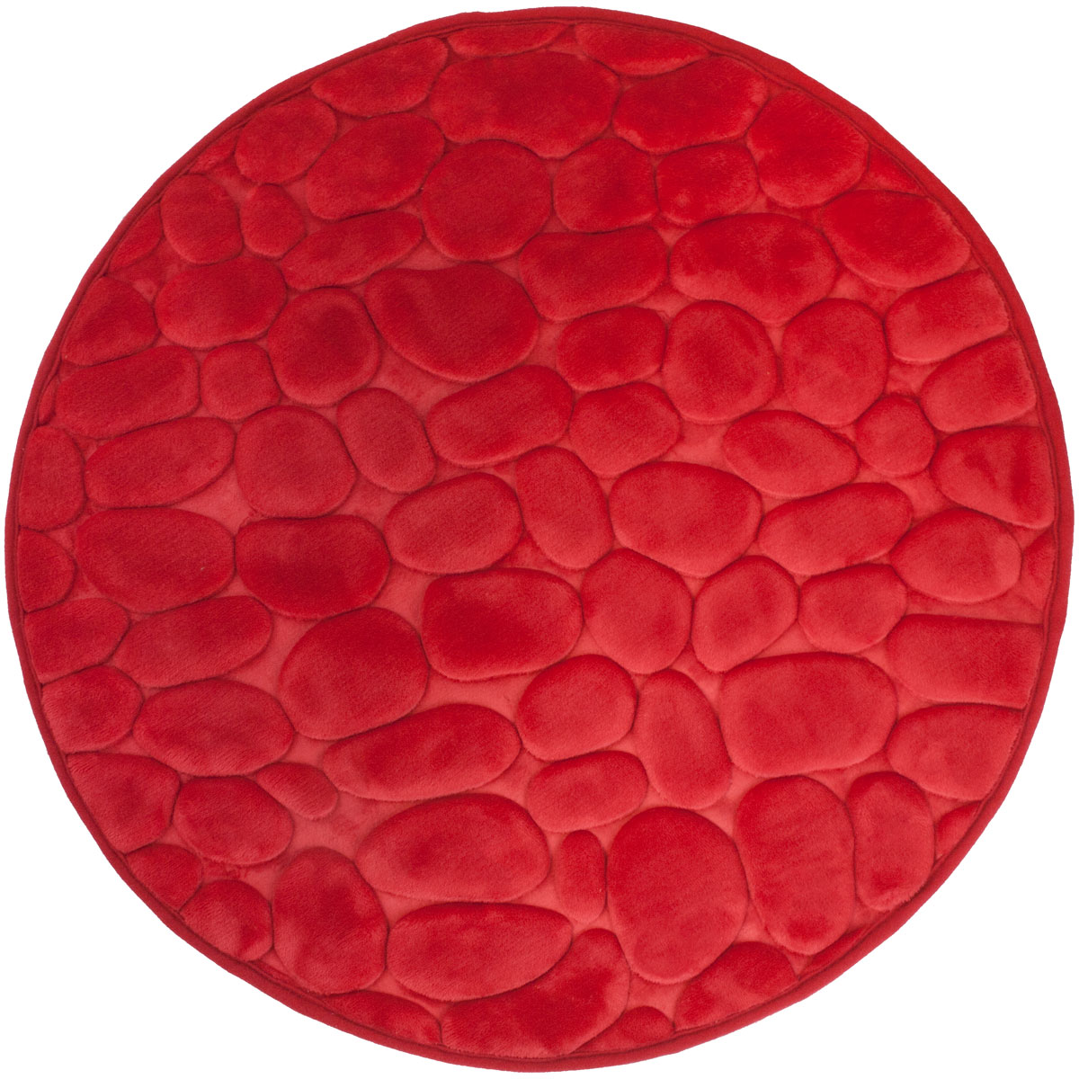 Duschy Bellarina tappetino da bagno 60x60 cm rotonda rosso 767-80