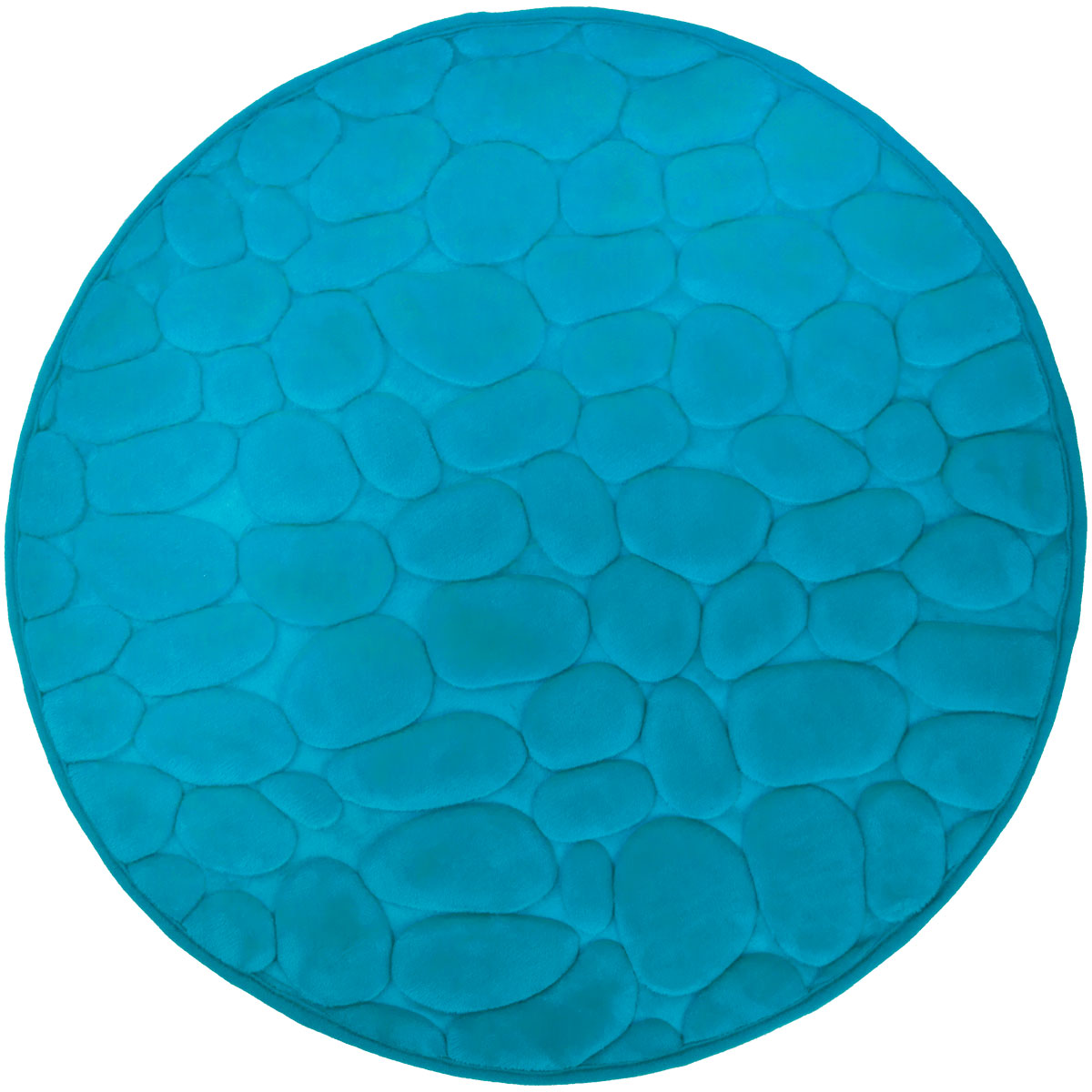 Duschy Bellarina tappetino da bagno 60x60 cm rotonda blu-verde 767-32