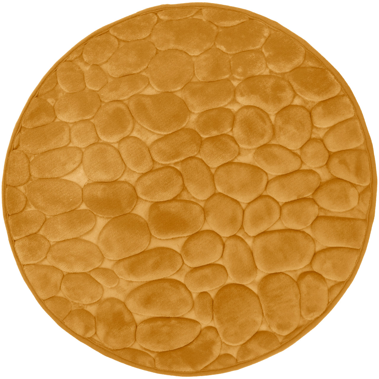 Duschy Bellarina tappetino da bagno 60x60 cm rotonda giallo 767-41