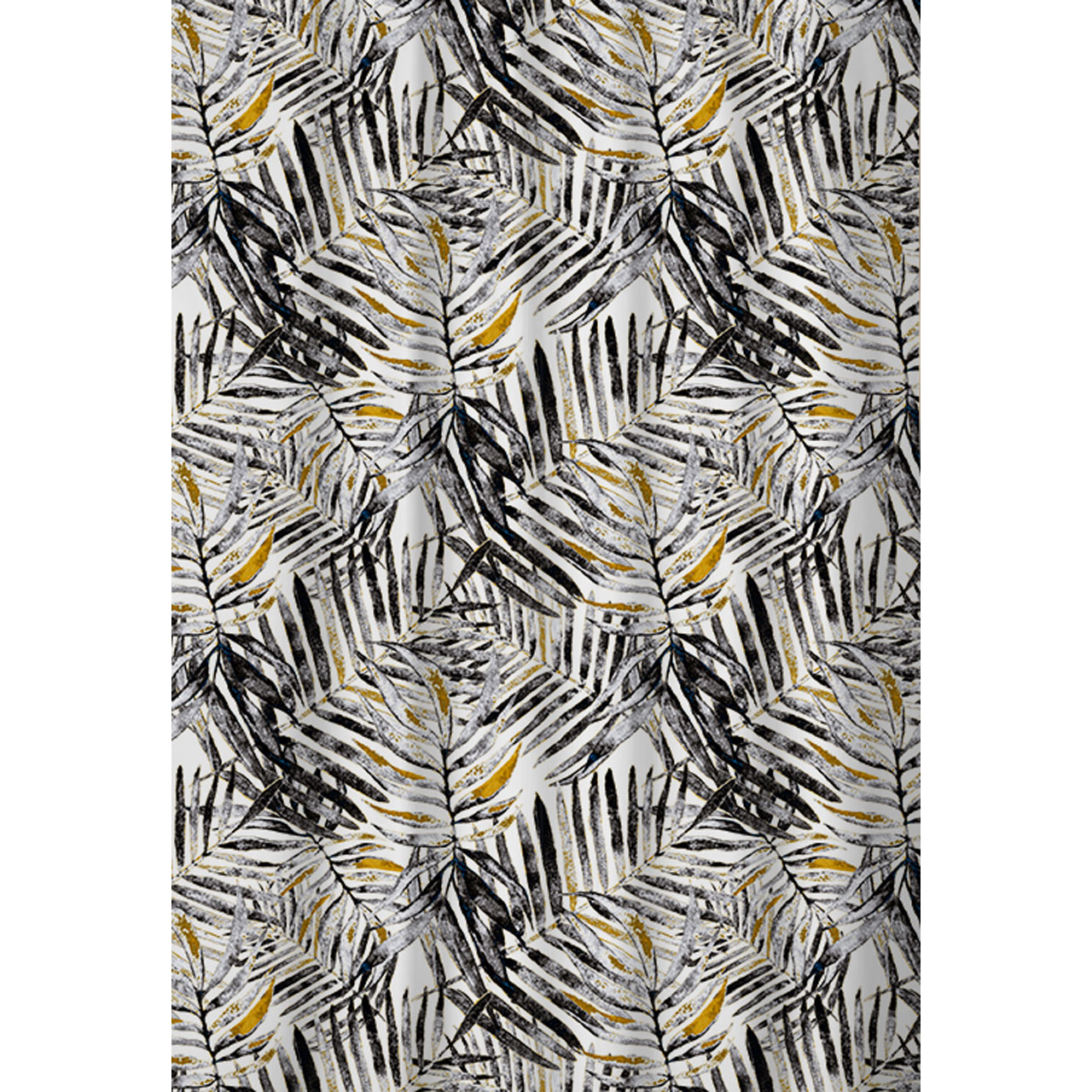 Duschy tenda doccia 200x180 cm bianco-nero-oro 628-79