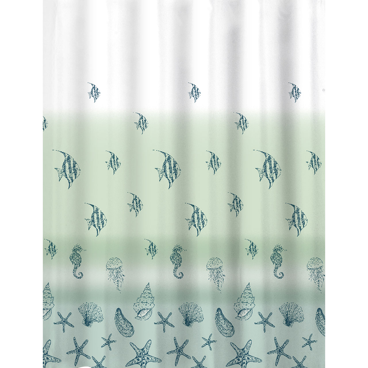 Duschy tenda doccia 200x180 cm bianco-verde 623-07