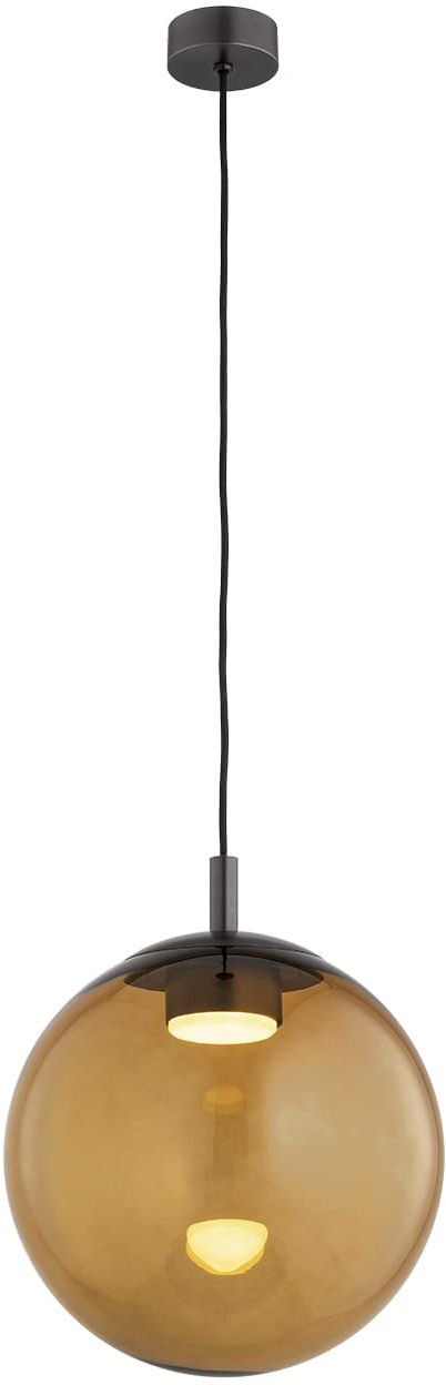 Argon Sacramento lampada sospesa 1x12 W ambra-titanio 8831