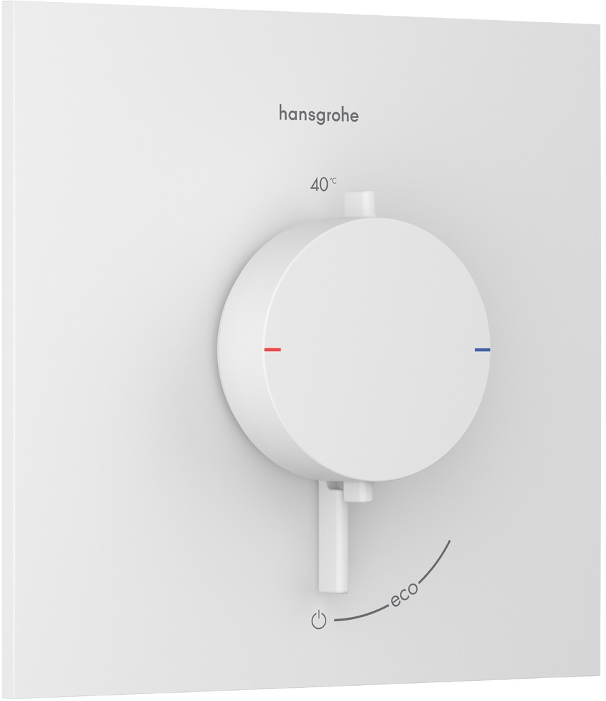 Hansgrohe Ecostat Comfort E rubinetto per doccia da incasso con termostato bianco 33710700