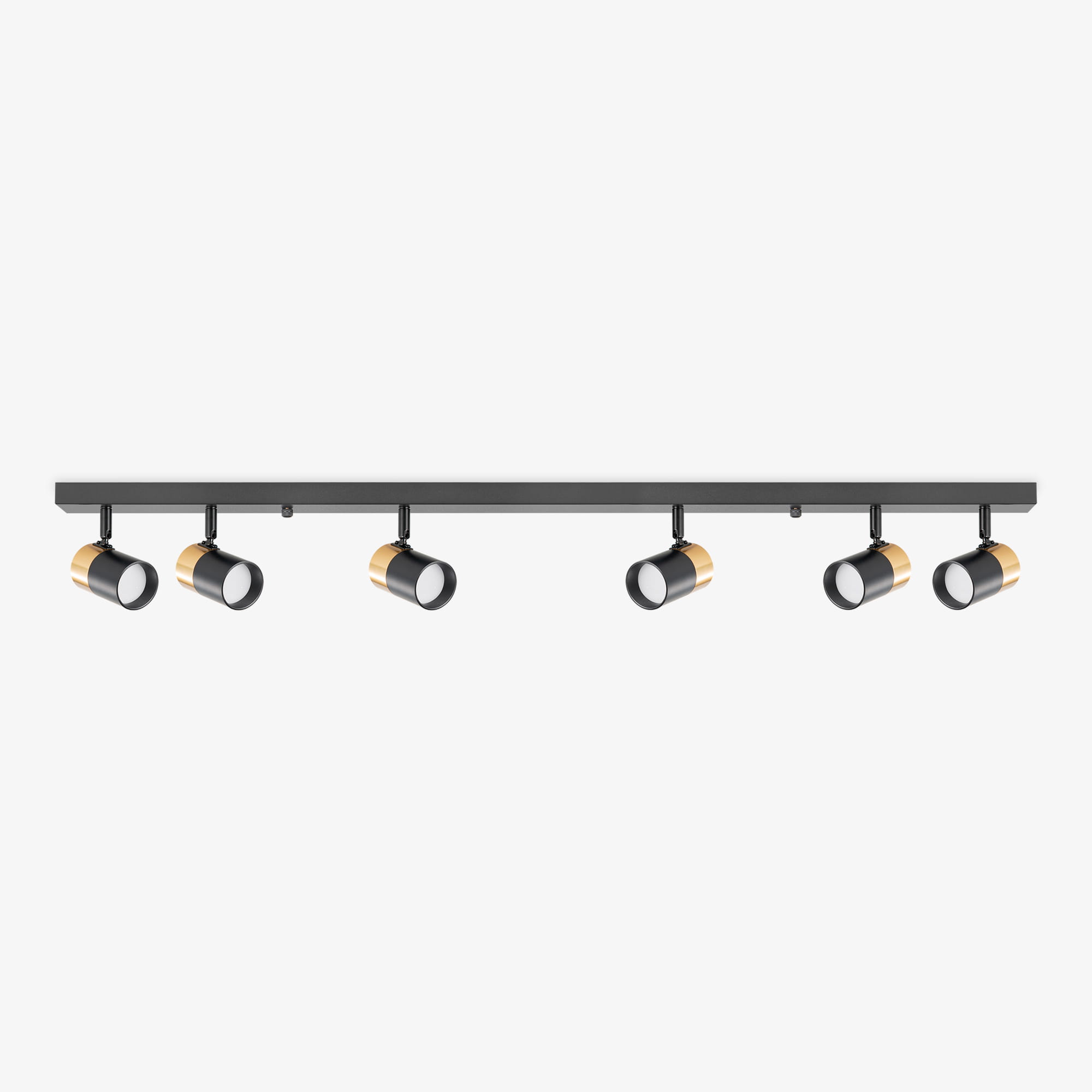 Zuma Line Fori lampada da soffitto 6x50 W nero-oro OB-2204BD-6-BK
