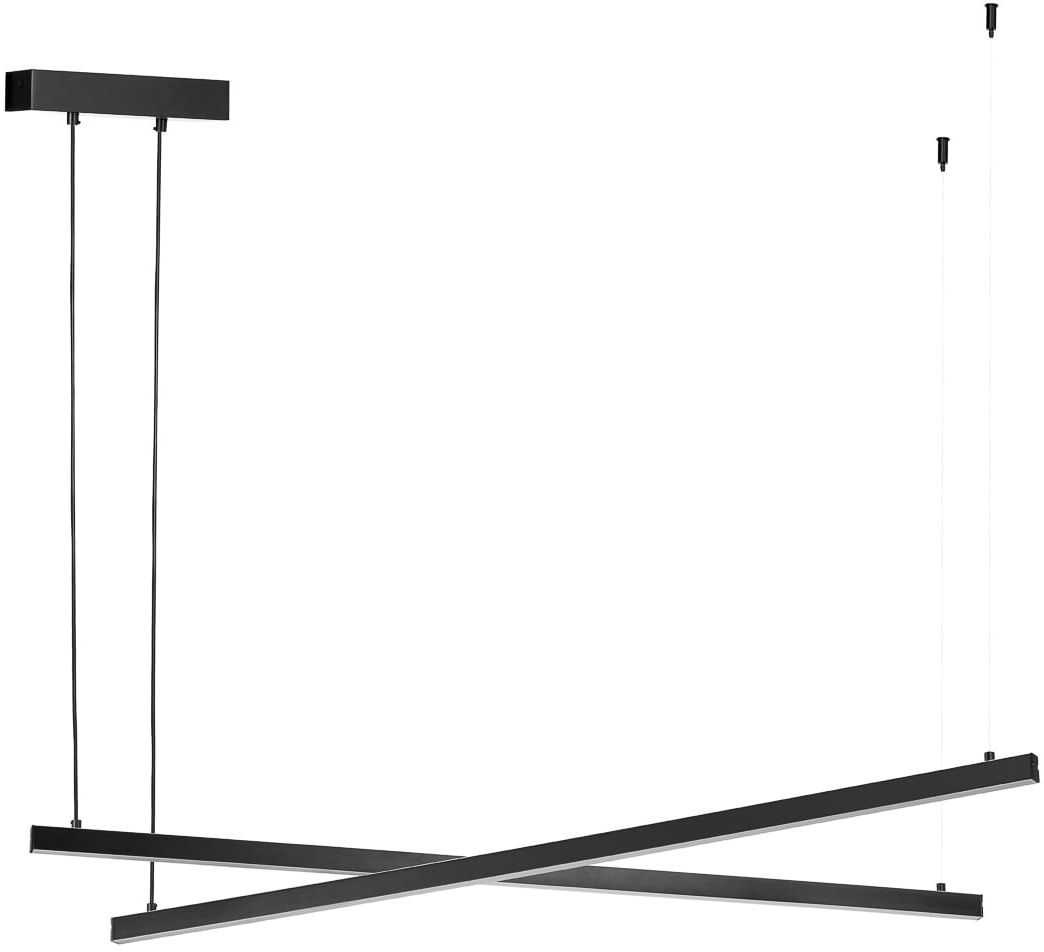 Argon Miami lampada sospesa 2x74 W nero 8838