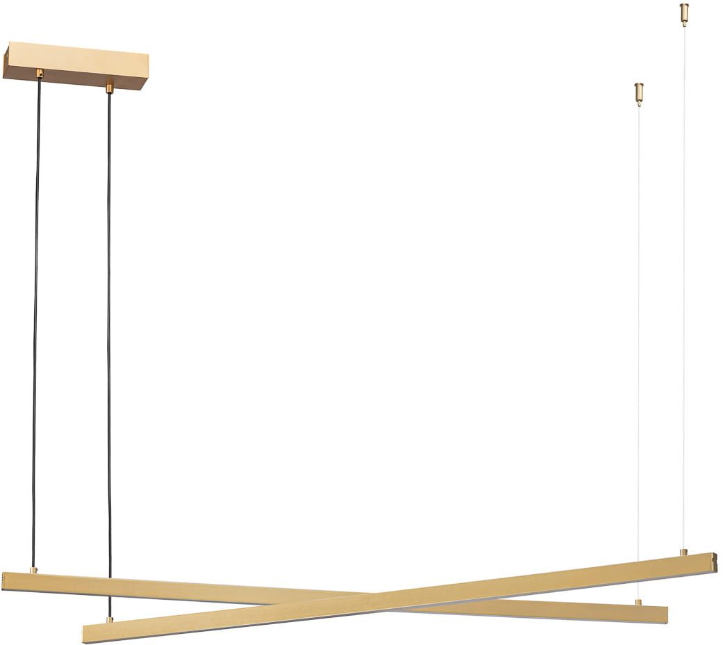 Argon Miami lampada sospesa 2x74 W oro 8839