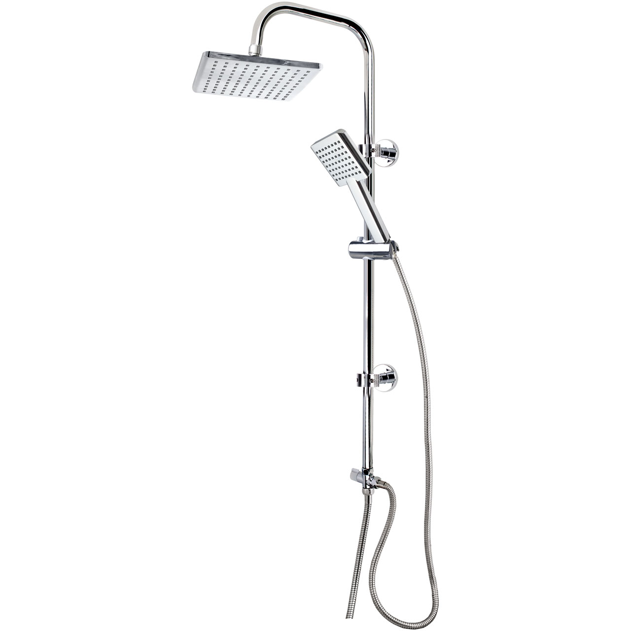Duschy Easy set doccia a parete con soffione cromo 459-90